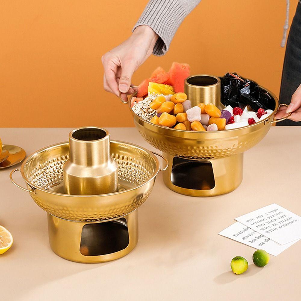 20/22cm Thai Hot Pot Thickened Double Ears Hot Pot Easy To Clean Dessert Holder  Home