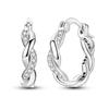 925 Sterling Silver Love Feather Moon Star Heart Earrings Fit Original Charms Hoop for Women Girls Stud Earring Jewelry Gifts
