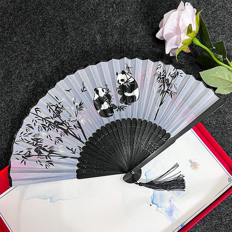 Ancient Style Folding Fan Men and Women Classical Dance Fan Costume Performance Photography Props Chinese Style