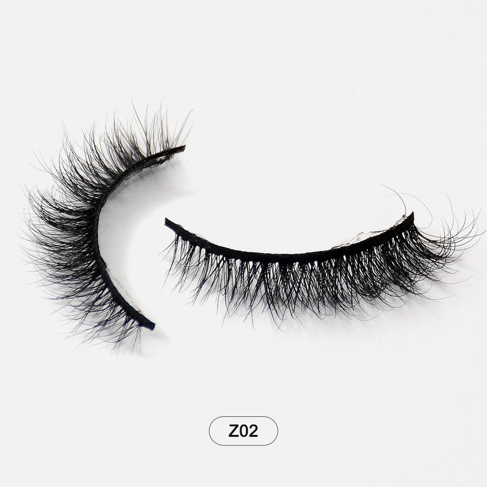 Dropshiping Makeup Mink Lashes Fluffy Soft Full Fake Eyelashes Natural False Eyelashes Wispy Lash Extension