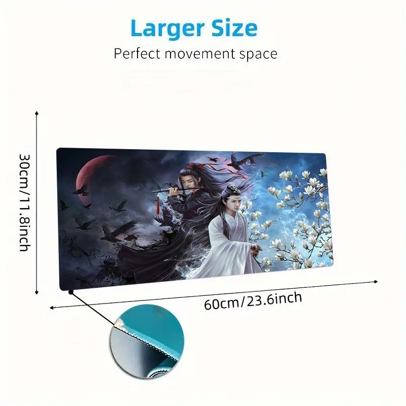 Drama The Untamed Large Size Mouse Pad Large Gaming Table Cushion Non-slip Laptop Tablet Big Mousepad XXL Mat Mini PC Playmat With Lock edge