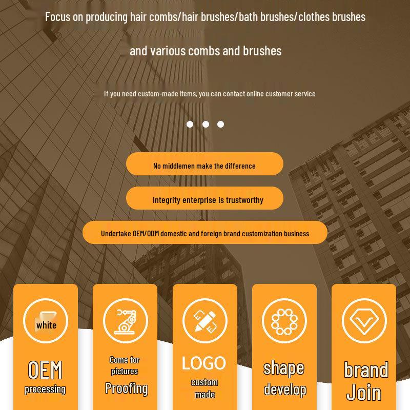 Boar Bristle Meridian Massage Air Cushion Comb for Fluffy, Smooth Hair