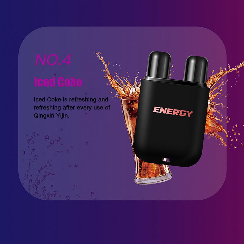 Pałeczka do budzenia z podwójnymi otworami, łatwa w użyciu, zapachowa, ze sznurkiem, przeciw senności, zapobiegająca senności, odświeżająca, chłodząca pałeczka do codziennego stosowania