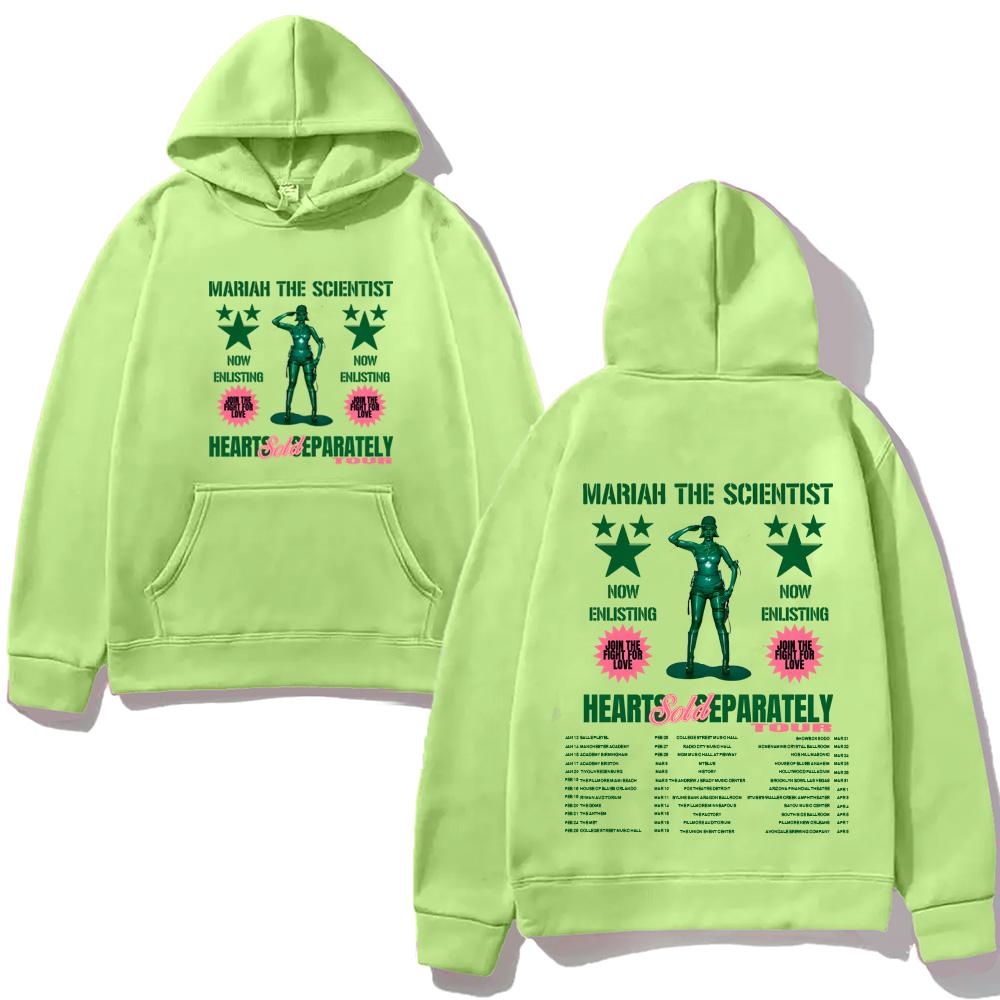 Mariah The Scientist Hearts Sold Separately Tour 2026 Hoodie with Pocket  Sweatshirt Long-sleeved Simplicity Men/women Pullover
