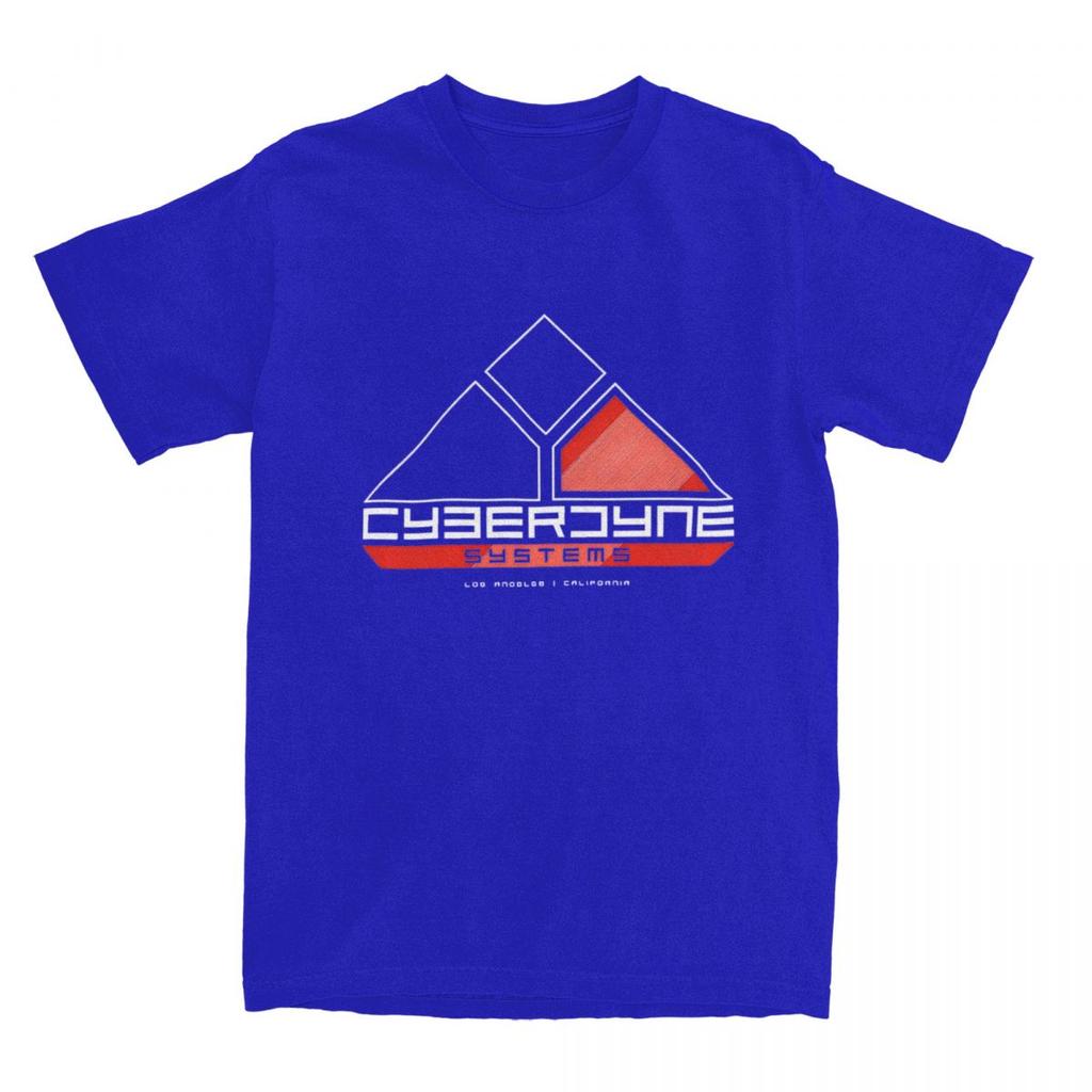 Couple T-Shirt Cyberdyne Systems Red Logo T-Shirts Hip Hop Computer Summer Tee Shirt Y2K Basic Custom DIY Cotton Clothing Gift