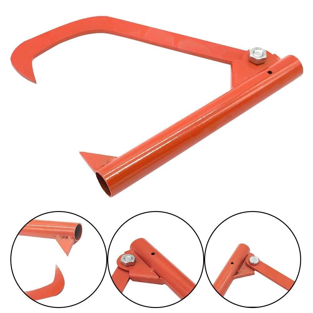 Firewood Puller Solid Wide Application Stainless Steel Heavy-duty Steel Felling Bevel Hooks Pull Firewood Wood Saving Tools