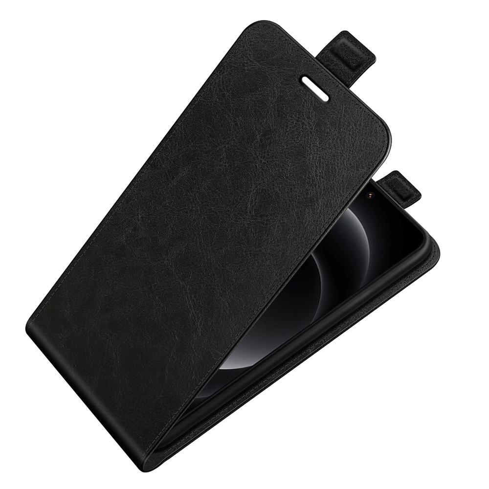 For Xiaomi 14 Ultra Case PU Leather Protective Vertical Flip Phone Cover with Card Holder