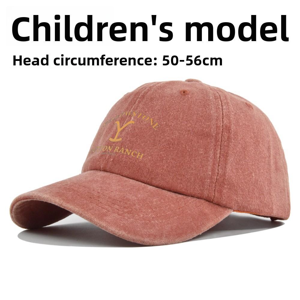 Stone Yellow Letter Embroidery Baseball Cap Sun Protection Breathable Gift Hat