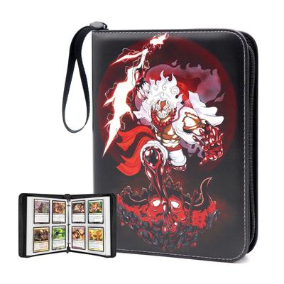 WEST TUNE Trading Card Binder for One Piece Card 4 50 Up To 400 Cards In 1 TCG Card Portable Waterproof Card Storage Bag with Sleeves for Game Card