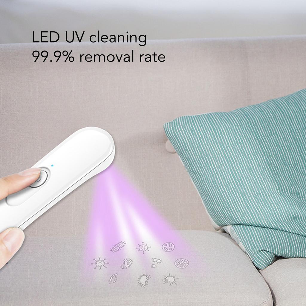 UV Wand Handheld LED Portable Lightweight Multifunction 380mAh Rechargeale Ultraviolet Light Lamp