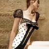 2026 European and American summer new Spice Girl polka dot design pure desire bow waist slim trend short skirt women