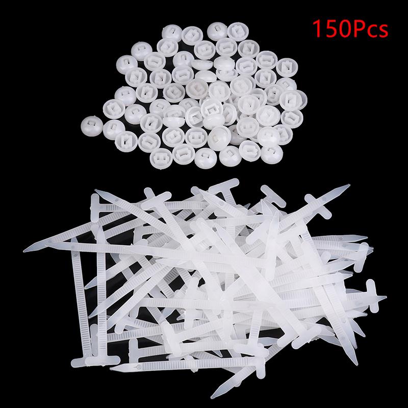 

50/100/150 шт. Нейлонові кабельні стяжки Захист двигуна автомобіля Кліпса-фіксатор панелі днища Заміна гвинта Багатоцільові Надміцні 150Pcs білий