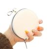 Solid Round Mini Wallet Women Portable Coin Bag Men Cosmetic Bag Multi-functional Student Coin Purse Keyring
