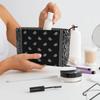 Custom Ethnic Bohemia Black Paisley Bandana Cosmetic Bag Women Cute Big Capacity Makeup Case Beauty Storage Toiletry Bags