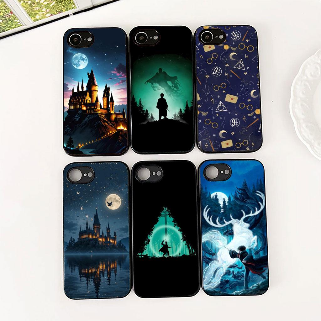 Phone Cover for Samsung Galaxy S25 S24 S23 FE Ultra Plus S7 Edge S25+ S23+ A56 5G Soft Case Castle Harries Wand Owl Potters