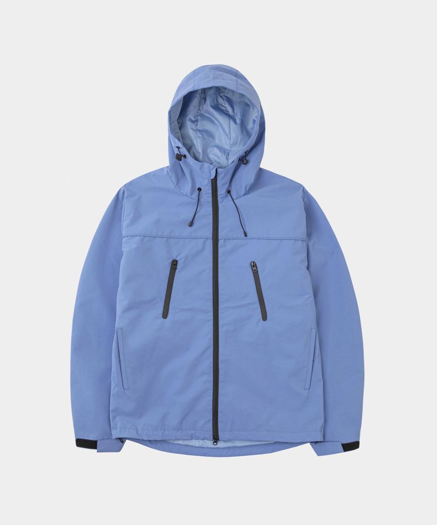 Lettercomo Fly Rain Hardshell Parka Wind Jacket Sky Blue