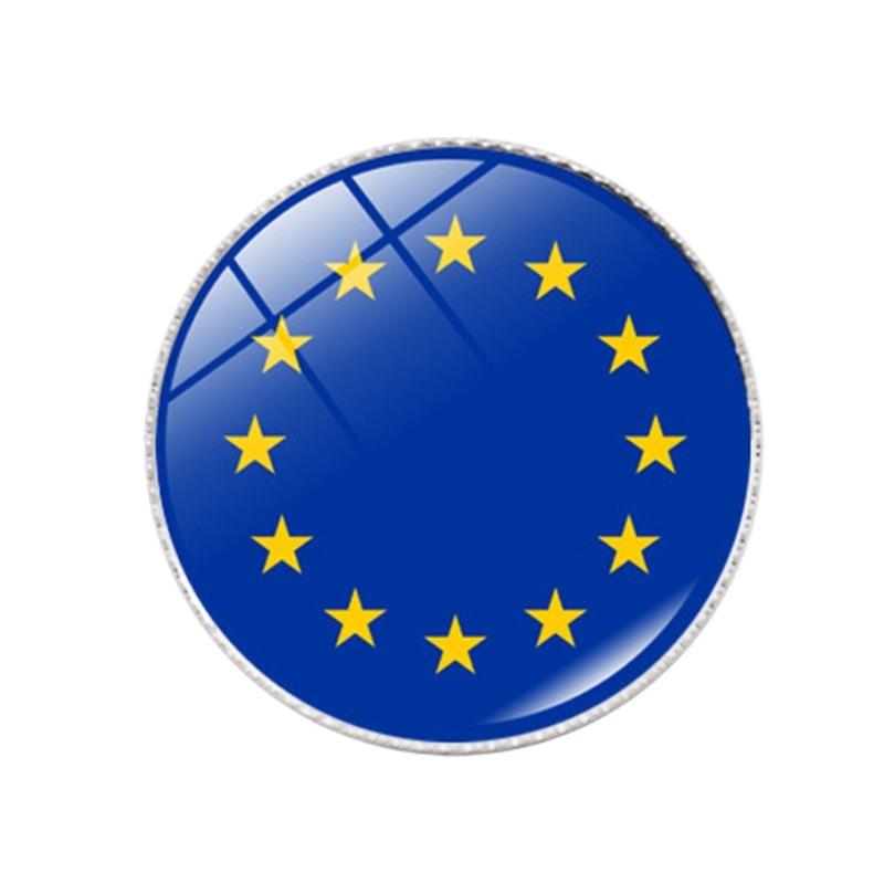 Colorful Metal Flag Pins Stylish National Flags Badges Portable Shirt Lapel Pins Fashionable Brooches Accesssory