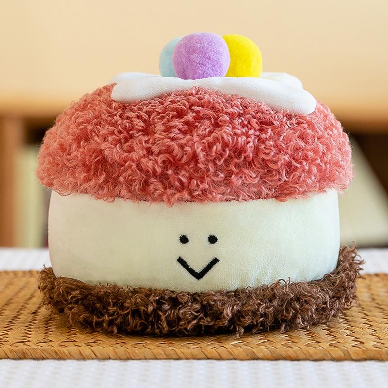 Dessert Swiss Roll Cute Bread Doll Macaron Toy Event Wedding Throwing Doll Grabbing Plush Doll
