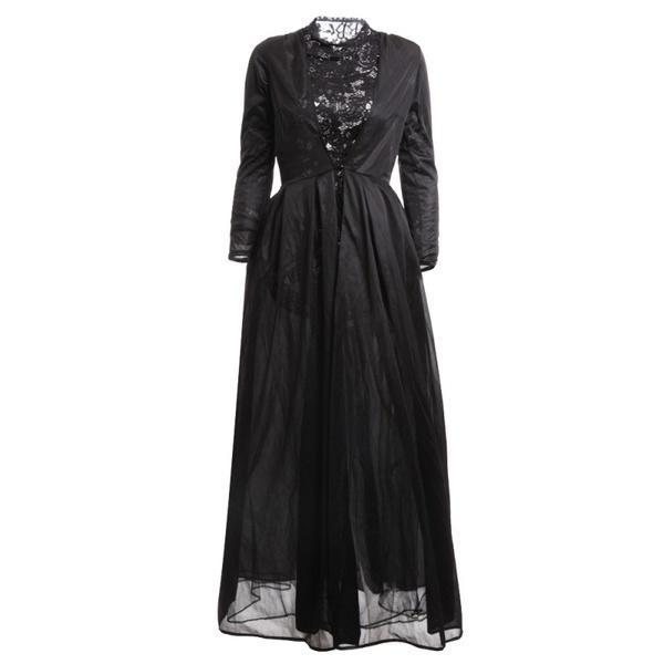 black sheer jacket for evening dress Embellished Sheer Jacket in Black