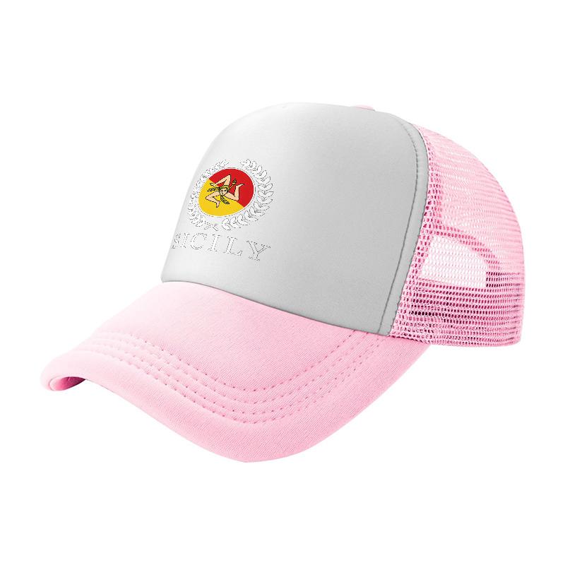MOLY Logo Mesh Trucker Hat White Black Ventilated Baseball Cap with Embroidered Emblem for Outdoor Activities and Casual Wear