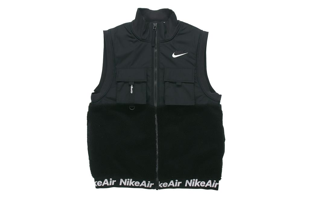Nike Vests Men's Black Stand Collar Thickened Urban Techwear CU4175-010
