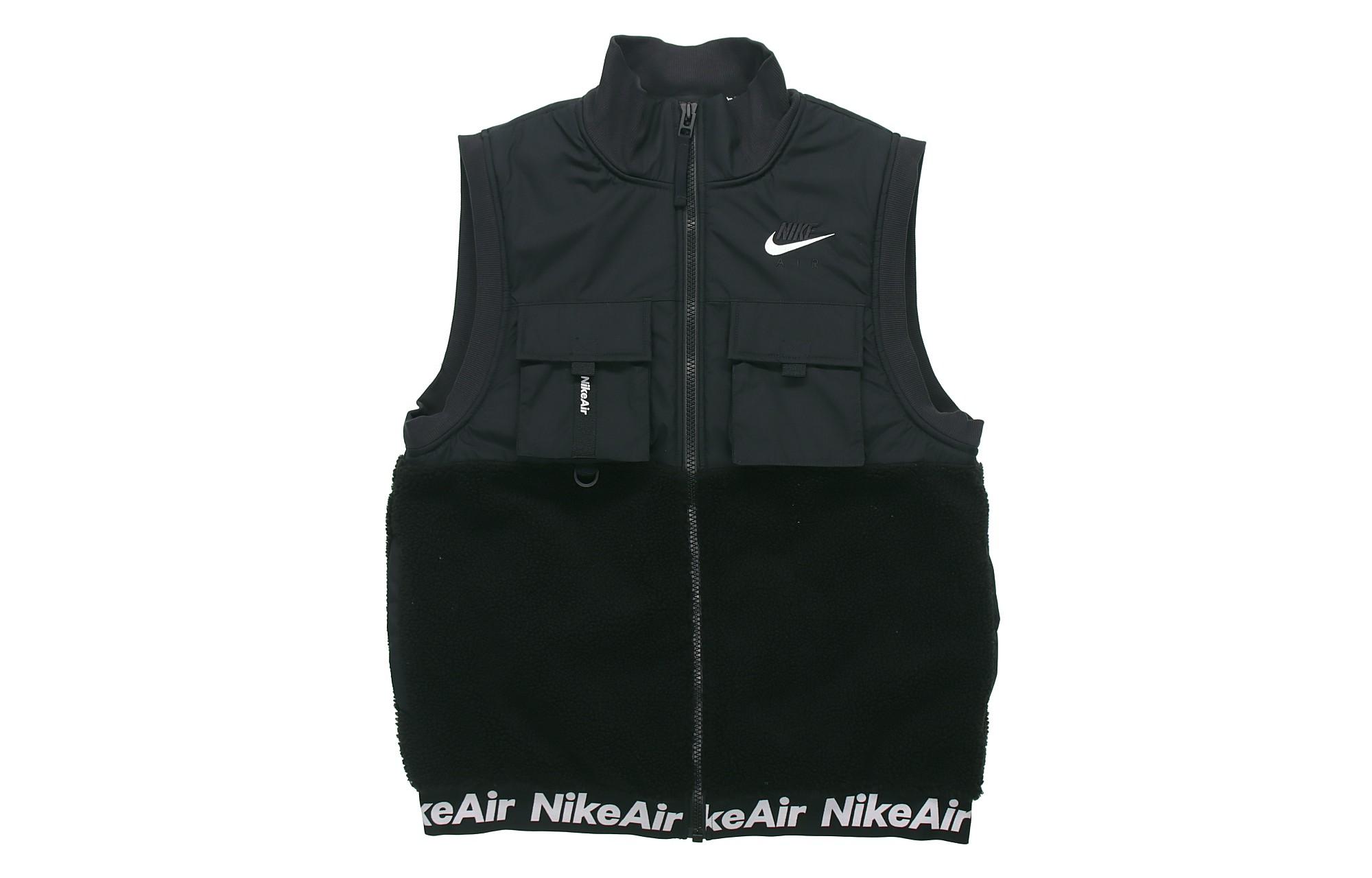 Nike Vests Men s Black Stand Collar Thickened Urban Techwear CU4175-010 L