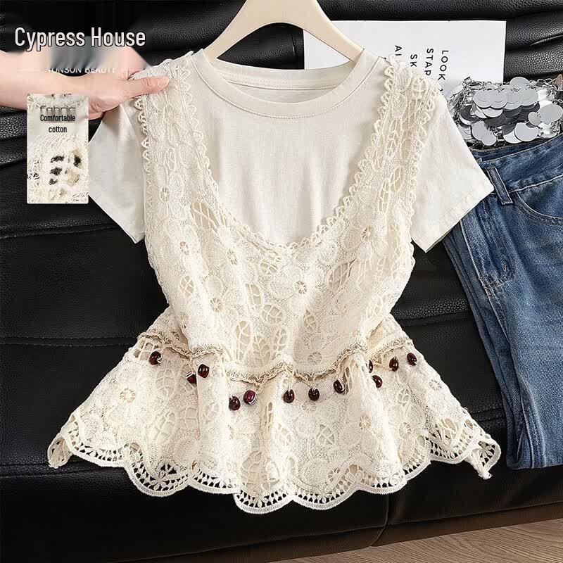 Women s Pure Cotton Cut-out Tank Top One Size