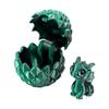 3D Printed Dragon Eggs with Dragon 3D Printed Animals Toy Tabletop Centerpieces for Home Car Office Tabletop Ornament