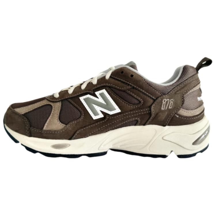 New Balance NB 878 Versatile Comfortable Shock Absorbing Breathable Durable Low Top Lifestyle Casual Shoes Unisex Casual Shoes Brown CM878MS1