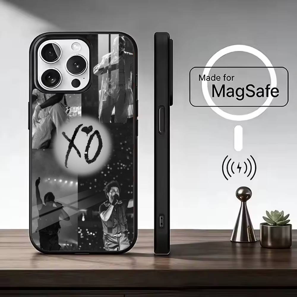

T-THE Weekend Singer Phone Case For iPhone17,16,15,14,13,12,11 Plus,Pro Max, New Magnetic Wireless Charging iPhone16