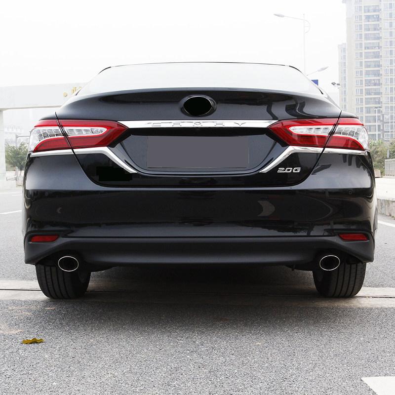 For Toyota Camry 70 XV70 2018    2022 2023 Hybrid Car Rear Tail Light Frame Taillight EyebrowTrim Cover Accessories