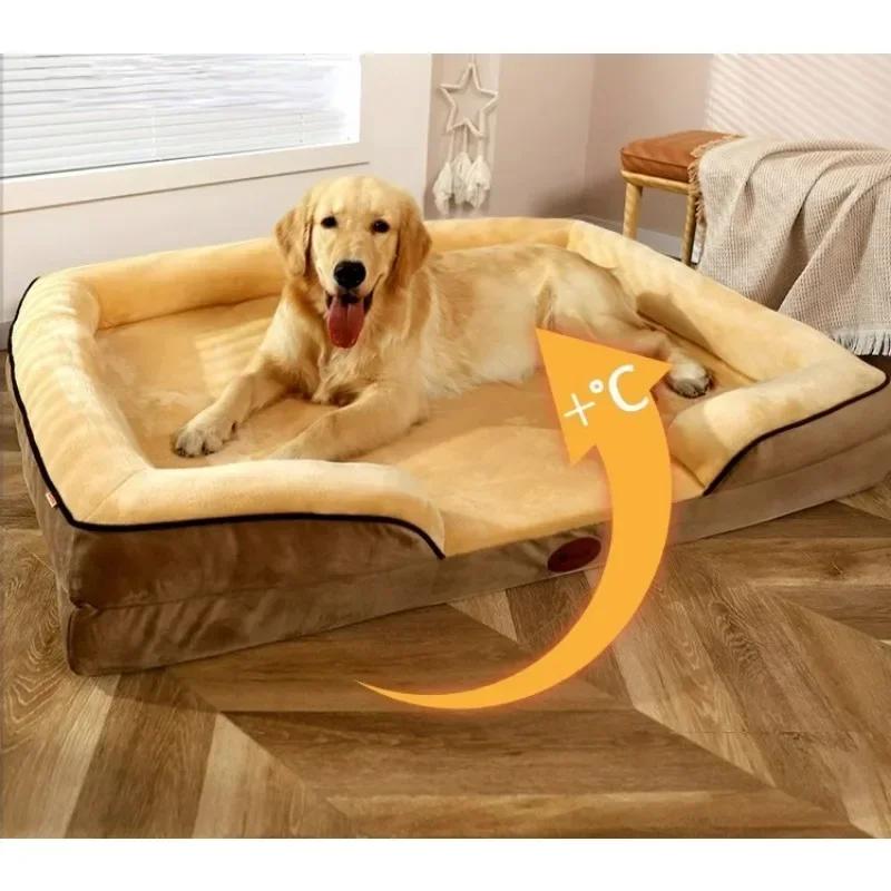 Four Seasons Universal Dog Bed Comfortable Cat Mattress Warm Rectangle Nest Removable and Washable Dog Mattress Pet Supplies