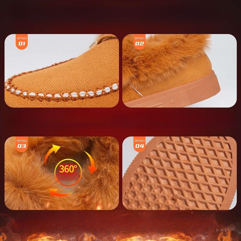 New Fleece and Thickened Snow Boots for Women Can Be Paired with Fashionable Shoes