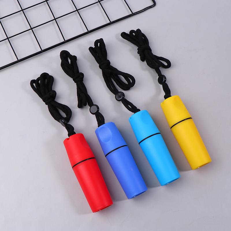Practical Water Resistant Storage Tube With Lanyard Portable Storage Case For Coins And Cash For Beach And Hiking Rafting