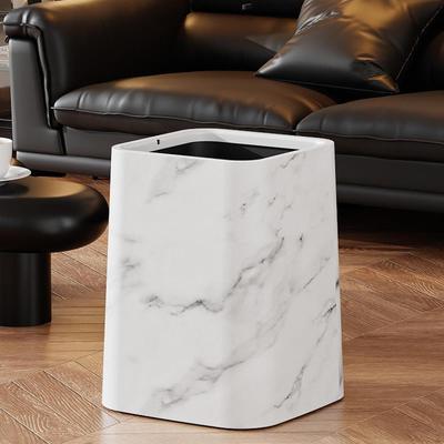 Mülleimer aus Marmor für Badezimmer Abfalleimer Müllbehälter Korb für Zimmer Schlafsaal