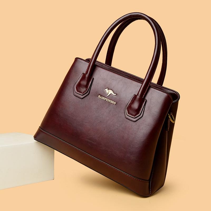 High-End Handtasche Umhängetasche Großvolumige Ein-Schulter-Tasche Patchwork Damentasche