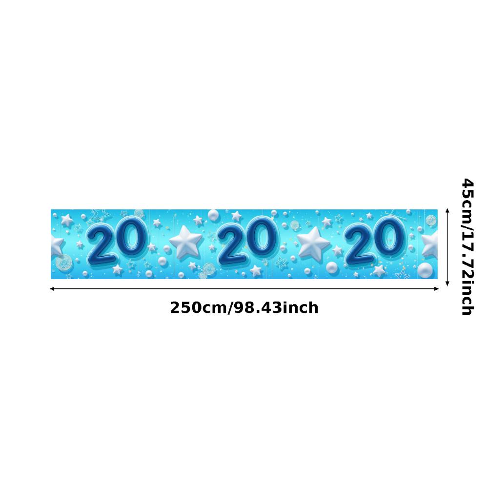 Leaf Decoration 2020 Banner Year Celebration Banner New Year Banner for Indoor Decoration Holiday Decoration New Year Party