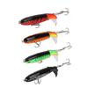 4 PCS 13g Pencil Floating Lure Propeller Structure Realistic Lure Propeller Water Surface Tractor for Fishing