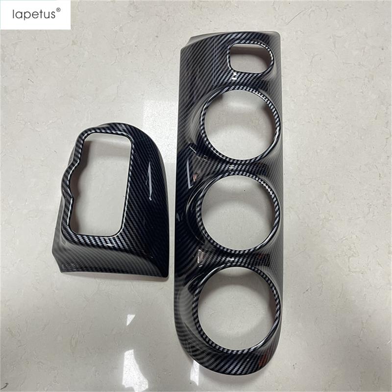 Koolstofvezel Interieur Middenconsole Lucht AC Airconditioning Ventiel Cover Trim Accessoires Voor Benz A Klasse W177 A200 A220 - 2024