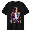 MMichael JJackson Poster Art TShirt Summer Cotton TShirts For Unisexs Custom Logo Tee Shirt Short Sleeve Streetwear Clothing