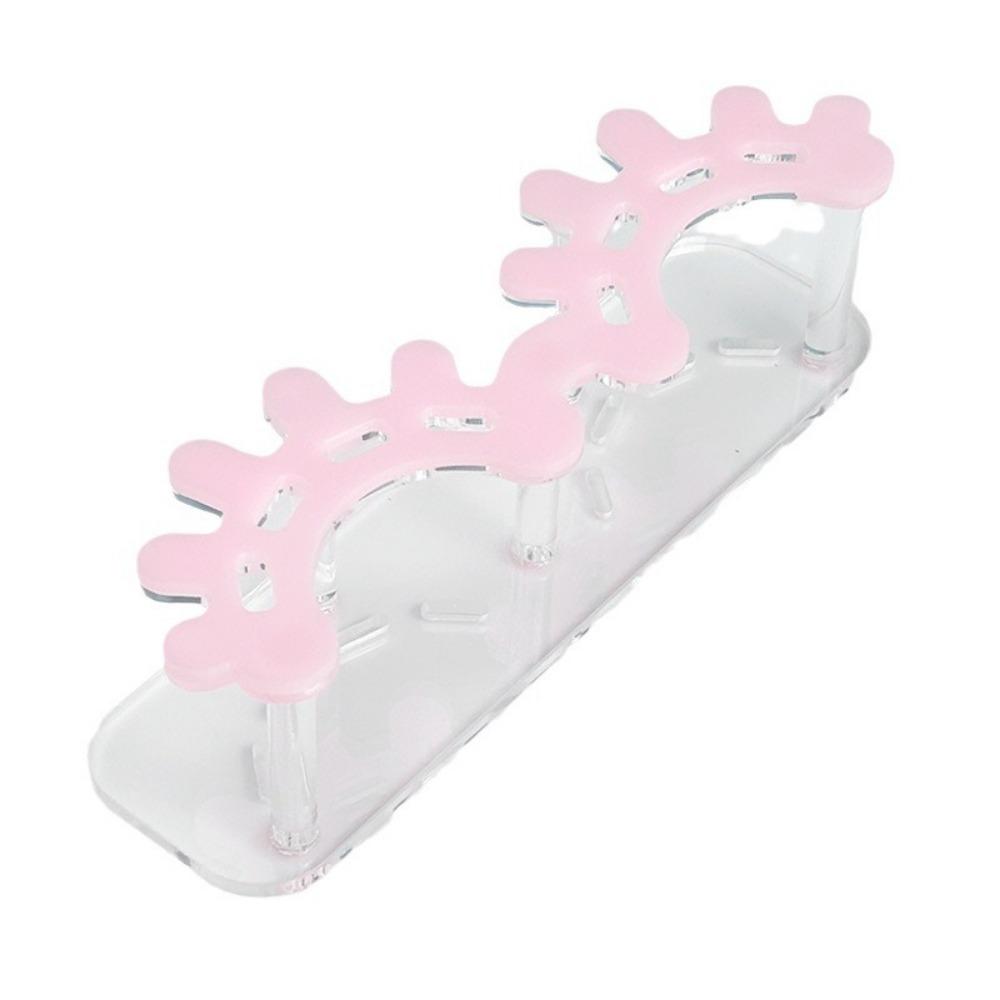 

Устойчивый держатель для пинцетов для ресниц Акриловая подставка для хранения пинцетов для красоты Органайзер для пинцетов Полка Салон розовый