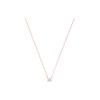 Swarovski Attract Series Square Diamond Necklace Women's Rose Gold 5510698