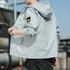 Autumn and Winter Jacket Men's Jacket Casual Hooded Large Size Trendy Youth Student Baseball Jacket Top