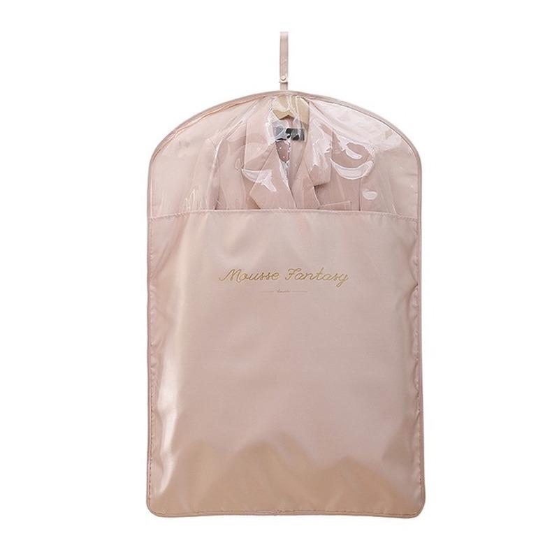 

Подвесная сумка для одежды, пылезащитный чехол для одежды, костюм, пальто, пылезащитный чехол для гардероба, сумка для хранения одежды, пылезащитный органайзер для одежды, платья 130*58*9cm розовый