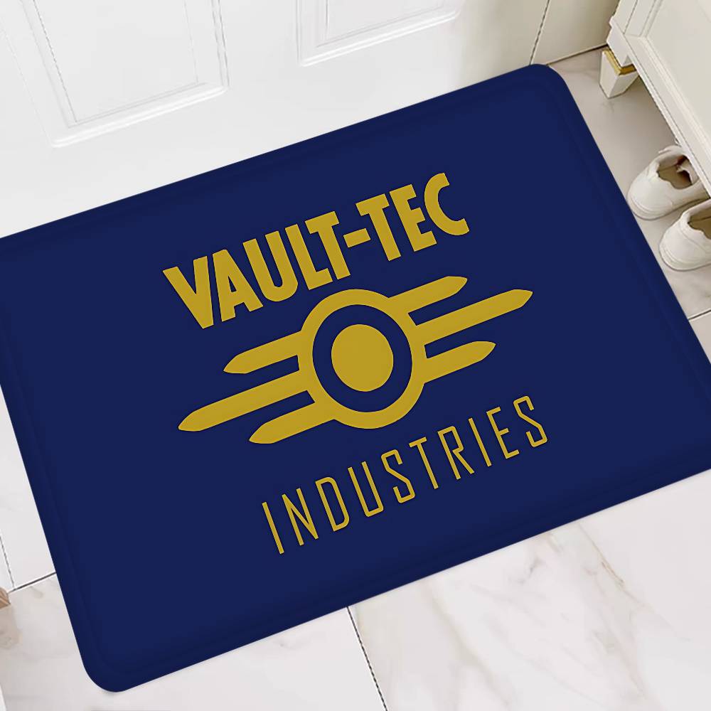 Game Vault Tec F-Fallout Kamer Matten Antislip Absorbeert Water Lange Strip Kussen Slaapkamer Mat Huishoudelijke Tapijten