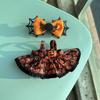 17cm Dolls Clothing For Labubu Outfit Accessories Sitting Party Halloween Trick-Or-Treat Series Accessory Pumpkin Headwear Dress
