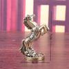 Messing Paard Figuurtjes Huis Desktop Decoratie Fortuin Dierenriem Paard Kantoor Decor Miniaturen Brons Verzamelobject Ambachten