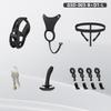 New Silicone Chastity Cage Sissy CB Lock Penis Cage Urethral Chastity Device Lower Body Restraint BDSM Training Adult Sex Toys