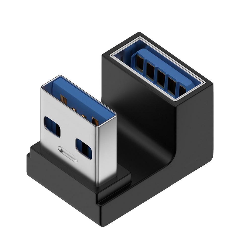 90 270 Degree Angle USB 3.1 Connector Adapter Male to Female Left Right Up Down Angle USB to USB3.1 Adapter Extension Converter