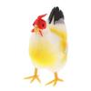 Artificial Lifelike Feathered Chick Sculpture Animals Figure for Home, Garden,